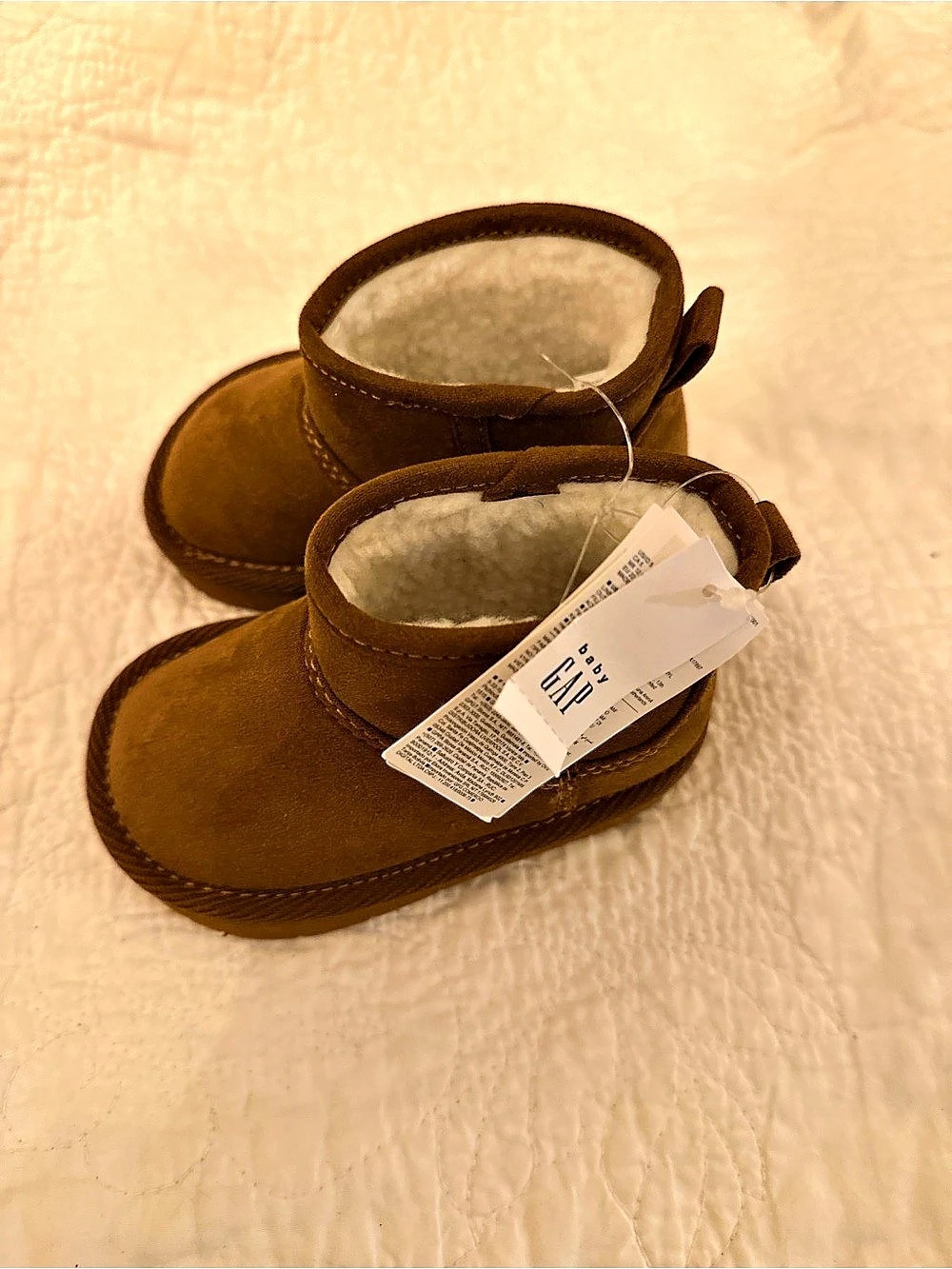 Gap Baby Boots Brown Toddler Size 5T NWT